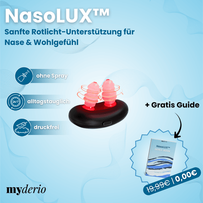 NasoLUX™   Sanfte Rotlicht-Therapie für ein freieres, entspannteres Atmen