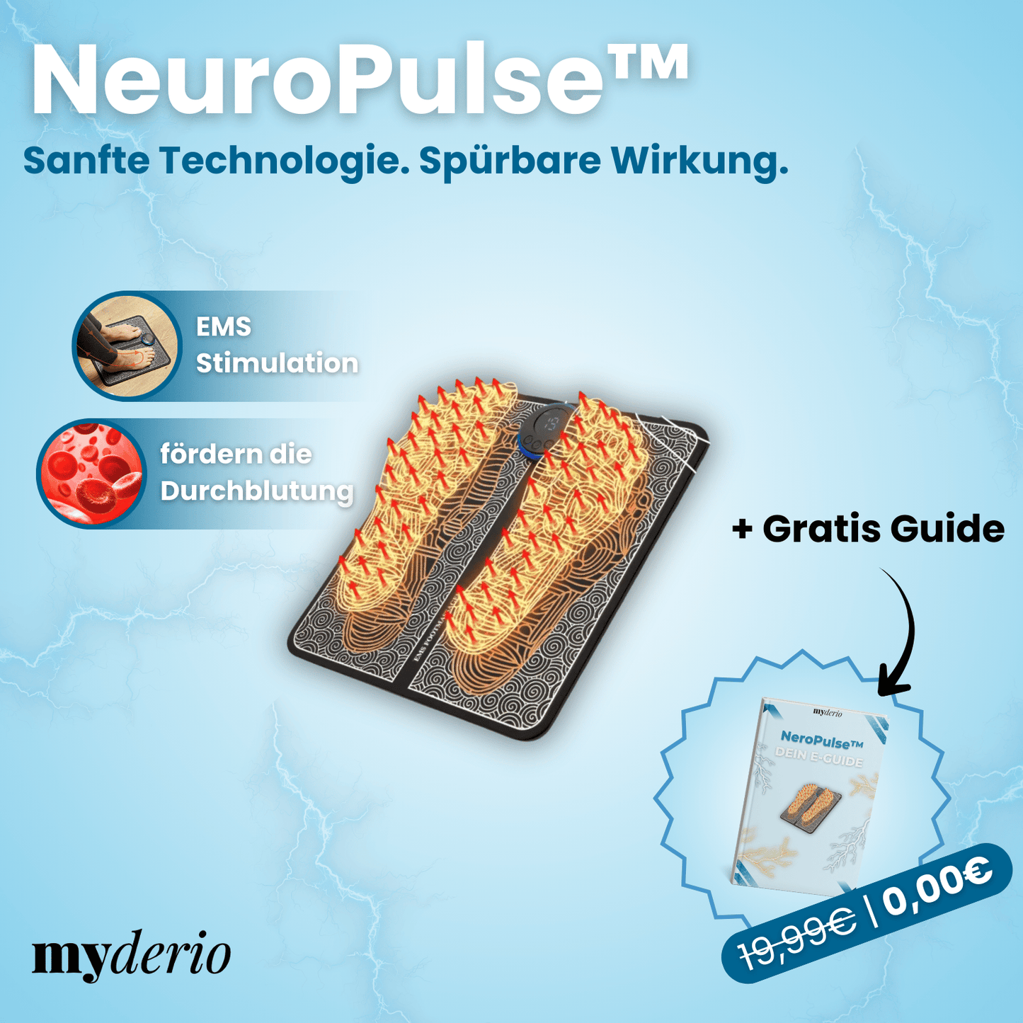 NeuroPulse™ – Die sanfte EMS-/TENS-Lösung für gesündere, aktivere Füße