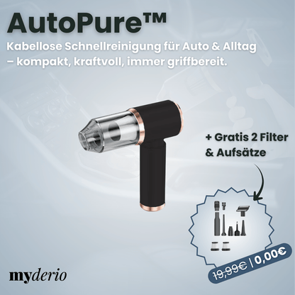 AutoPure™ – Kabelloser Handstaubsauger für schnelle Sauberkeit unterwegs & zuhause
