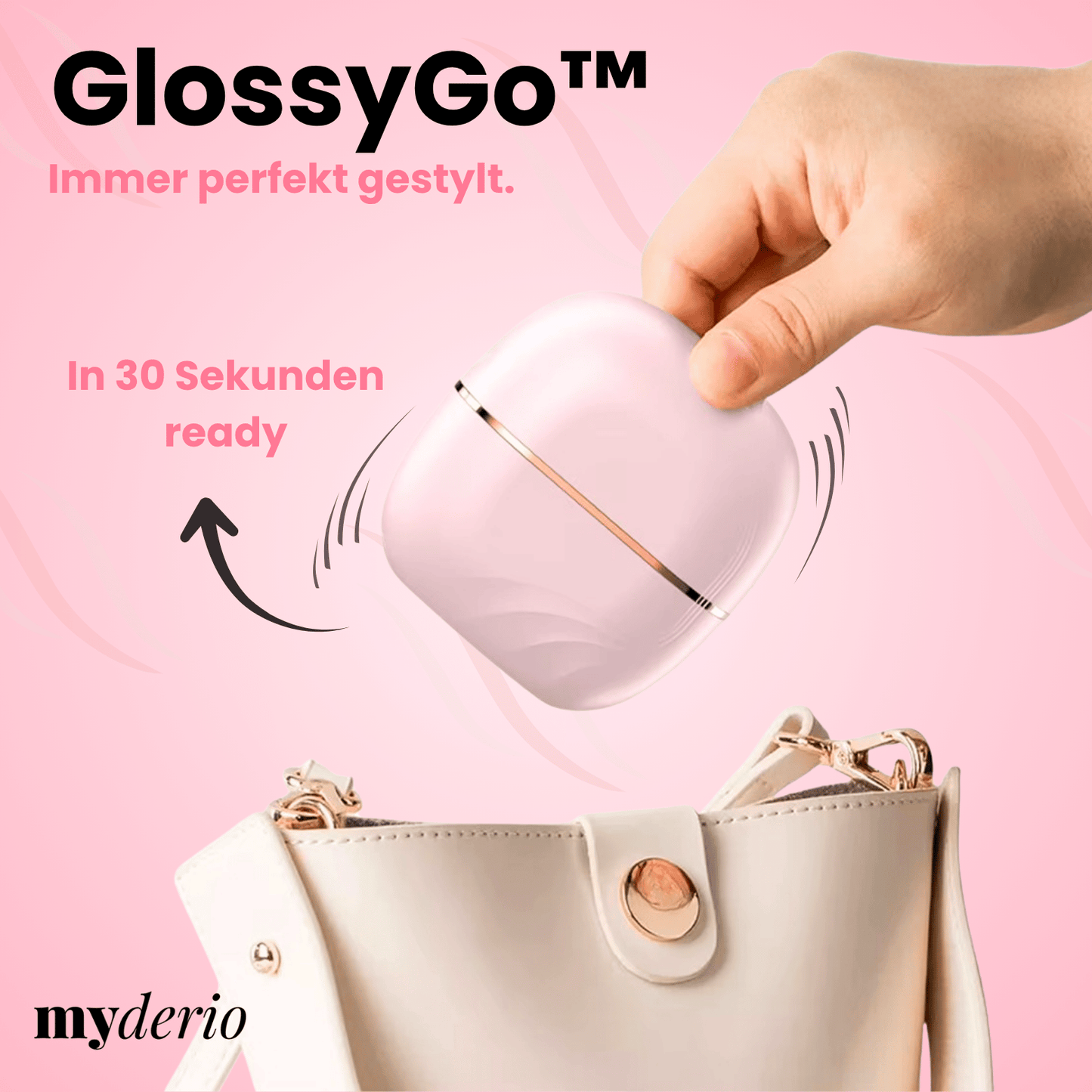 GlossyGo™ – Der Mini-Haarglätter für unterwegs