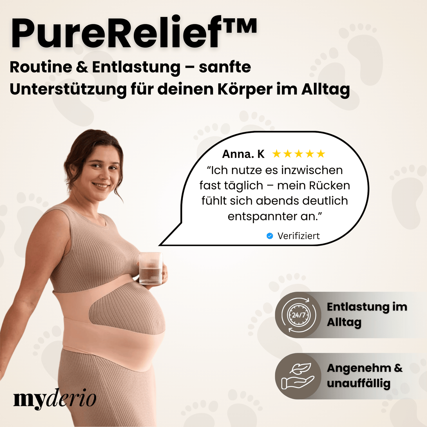 PureRelief™ - Sanfte Bauch-Entlastung & Rücken-Stütze – für einen leichteren Alltag