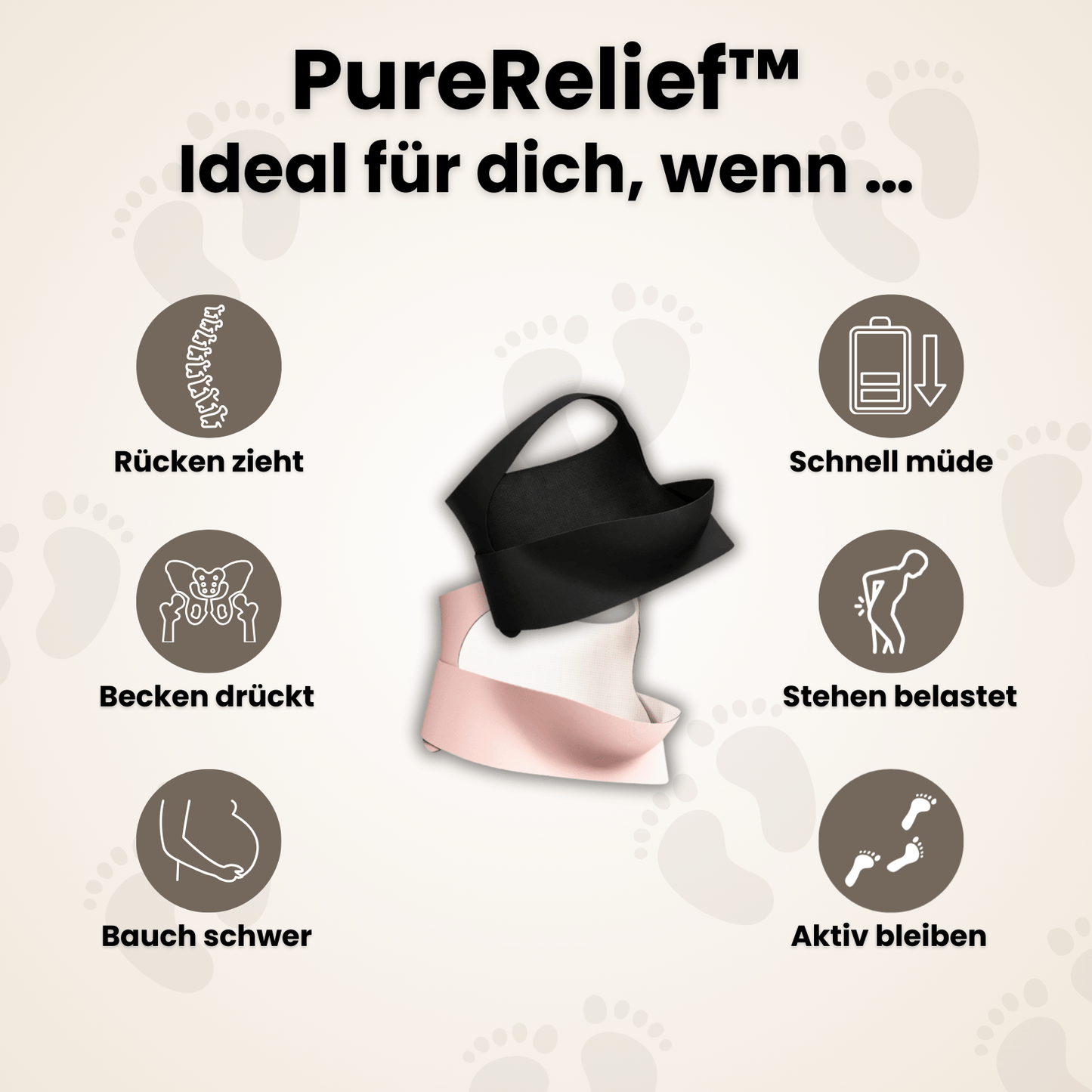 PureRelief™ - Sanfte Bauch-Entlastung & Rücken-Stütze – für einen leichteren Alltag