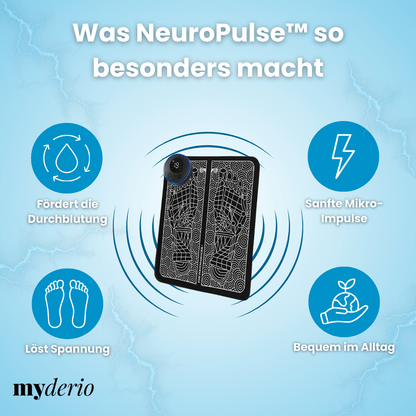 NeuroPulse™ – Die sanfte EMS-/TENS-Lösung für gesündere, aktivere Füße