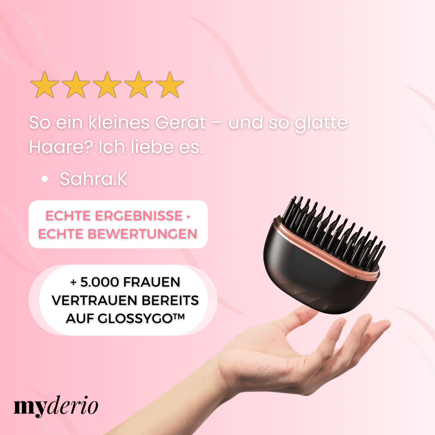 GlossyGo™ – Der Mini-Haarglätter für unterwegs