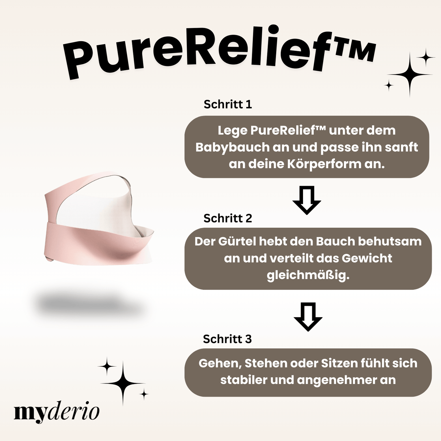 PureRelief™ - Sanfte Bauch-Entlastung & Rücken-Stütze – für einen leichteren Alltag