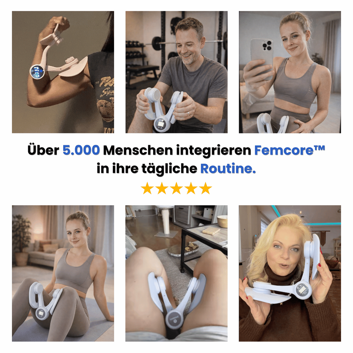 FemCore™ - Sanftes Muskel- & Beckenbodentraining für mehr Stabilität & Straffheit