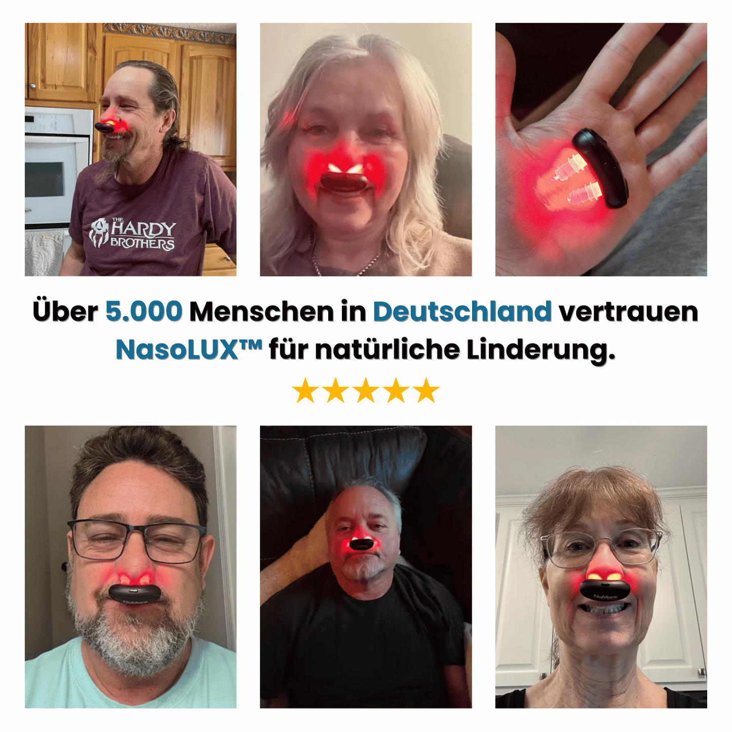 NasoLUX™   Sanfte Rotlicht-Therapie für ein freieres, entspannteres Atmen