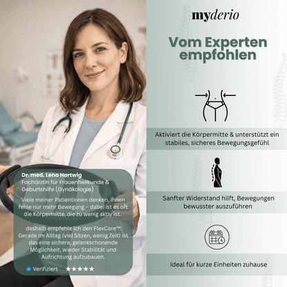 FlexCore™ – Yoga Fitnessring mit Doppelgriff