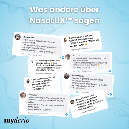 NasoLUX™   Sanfte Rotlicht-Therapie für ein freieres, entspannteres Atmen