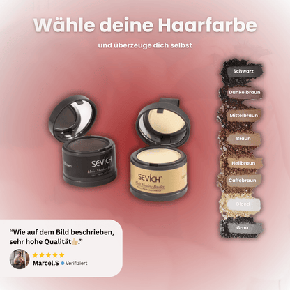 HAIRBACK - Das Haarpuder für sofort sichtbare Dichte