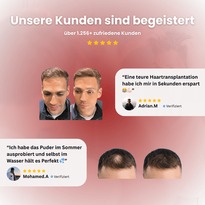 HAIRBACK - Das Haarpuder für sofort sichtbare Dichte